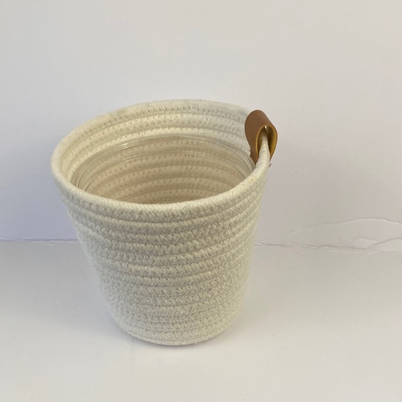 Cream Woven Basket - Picture 2 of 8